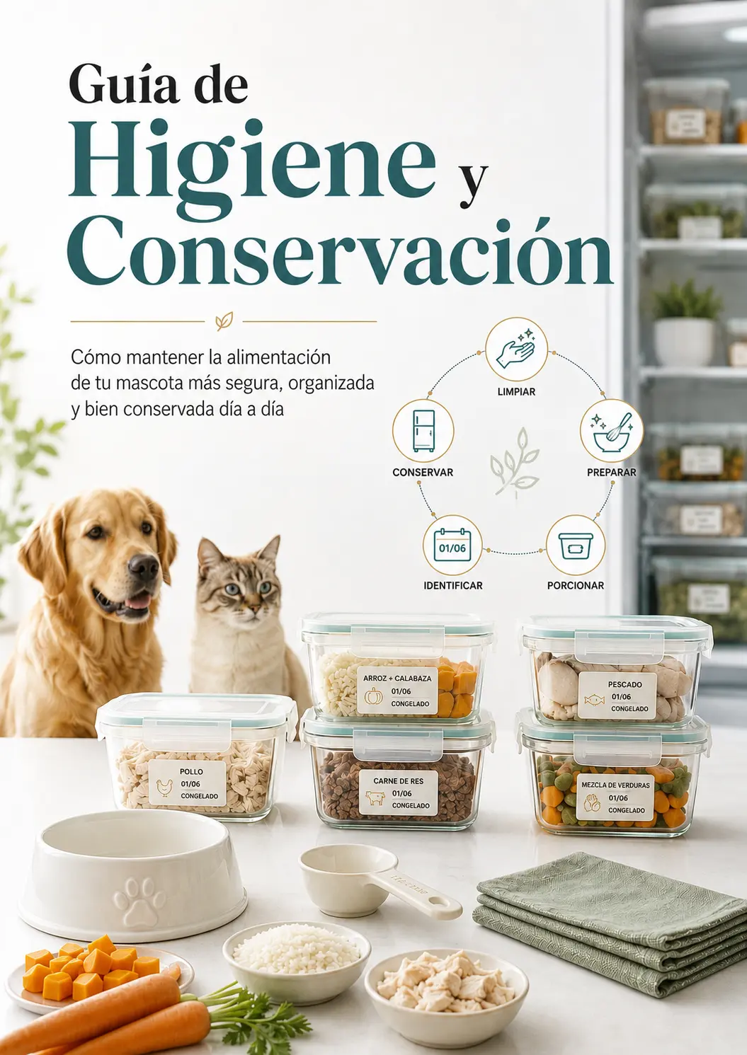Portada completa de la Guía de Higiene y Conservación