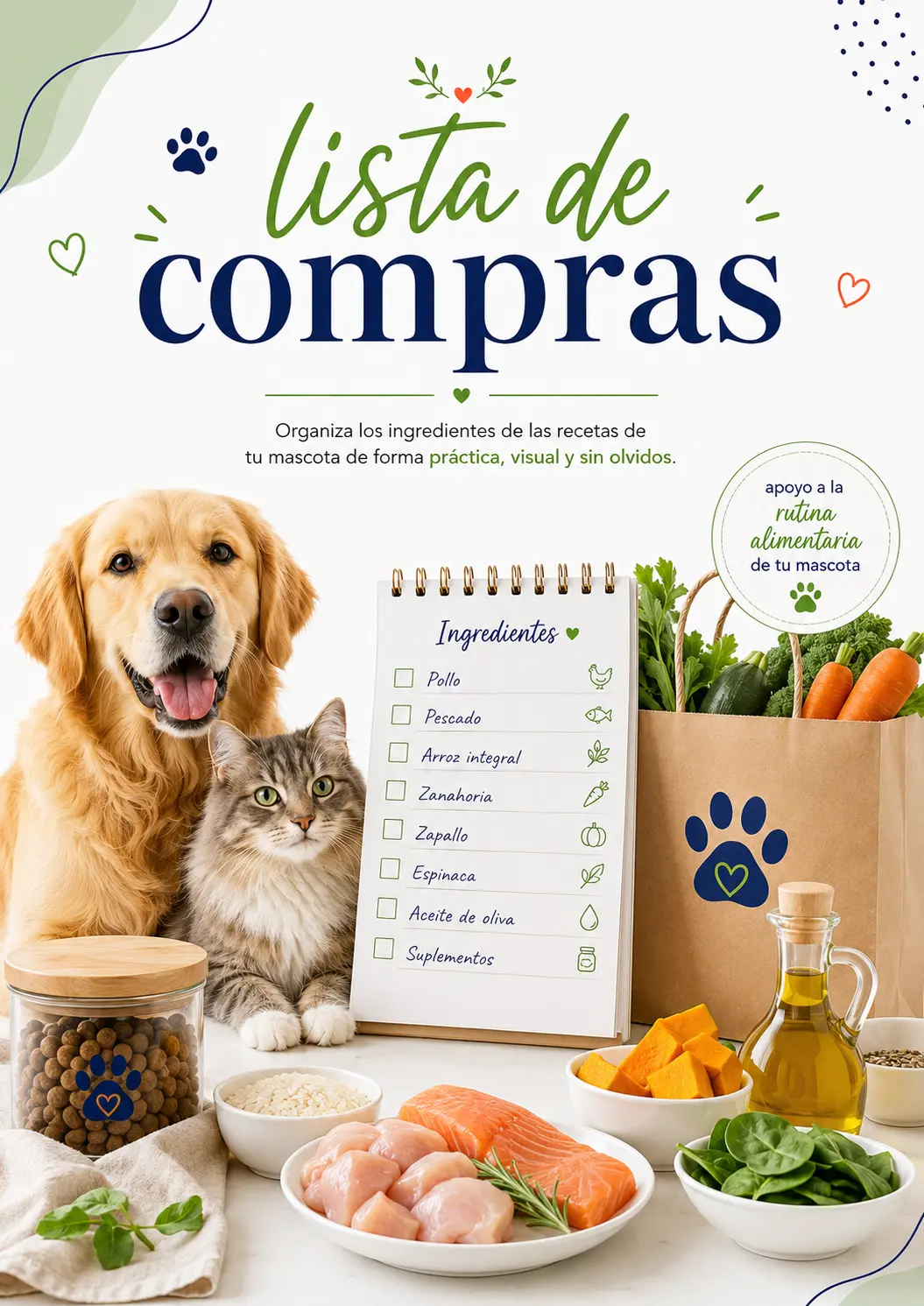 Portada completa de la Lista de Compras